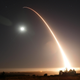 In this image taken with a slow shutter speed and provided by the U.S. Air Force, an unarmed Minuteman 3 intercontinental ballistic missile launches during an operational test just after midnight, Wednesday, May 3, 2017, at Vandenberg Air Force Base, Calif. The U.S. has about 450 of the missiles and they are routinely tested. But the latest tests come amid rising tensions with North Korea, which has tested its own nuclear missiles — including some designed to reach the United States. (2nd Lt. William Collette/U.S. Air Force via AP)